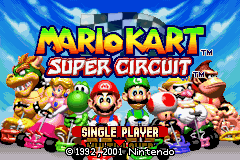 Mario Kart Super Circuit screenshot 3 for GameBoy Advance